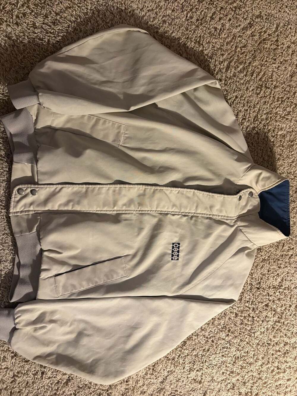 Swingster Case Construction Jacket Size L Tan Vintage